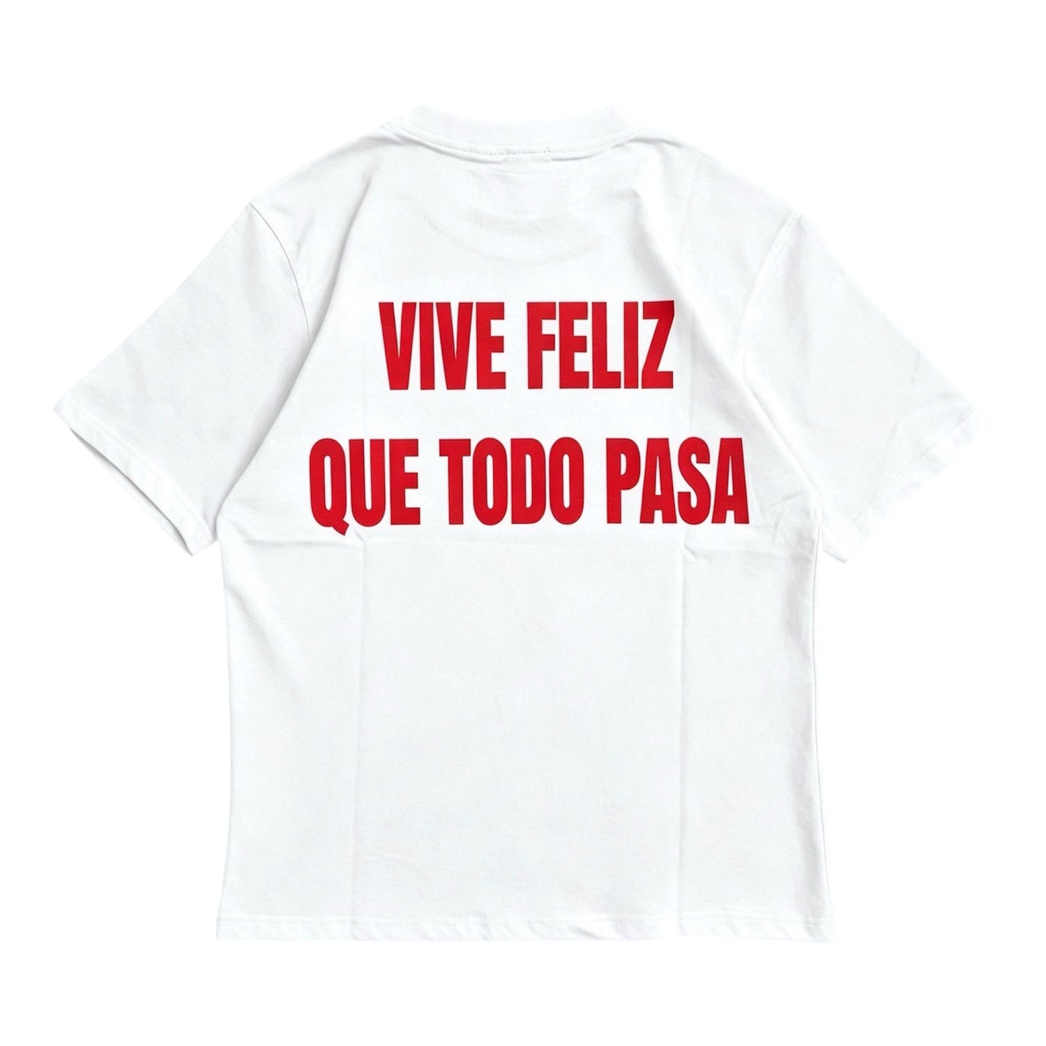 T-shirt Vivi Feliz stampa rossa