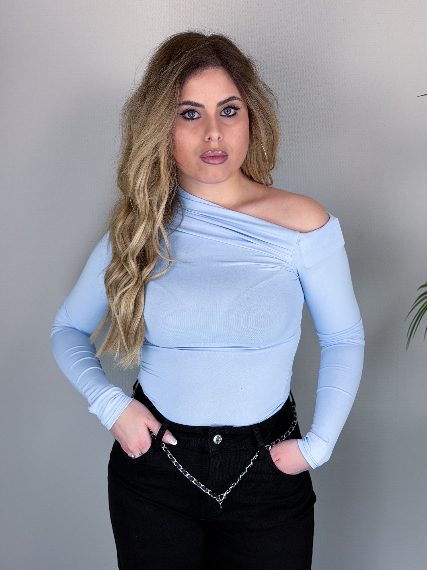 Maglia drappeggiata