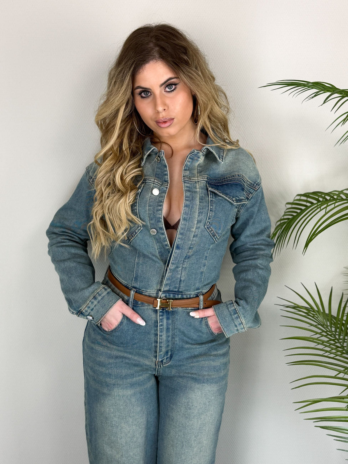 Salopette in denim
