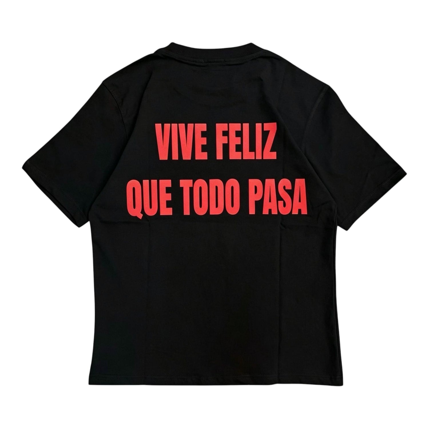 T-shirt Vivi Feliz stampa rossa