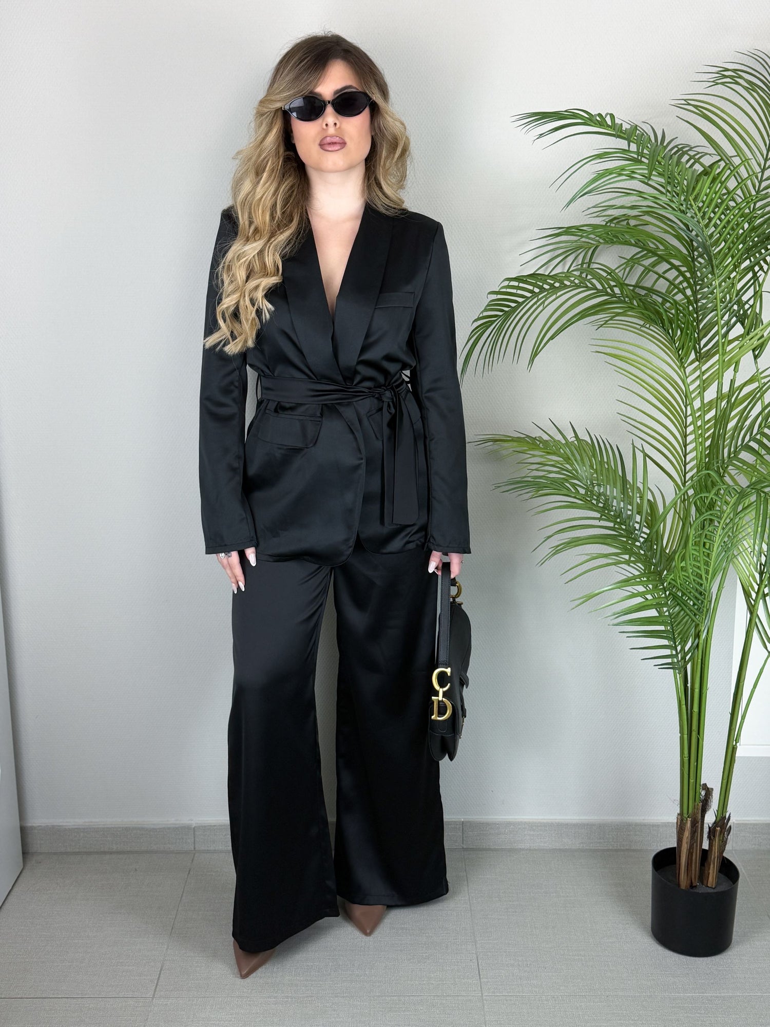 Tailleur in raso