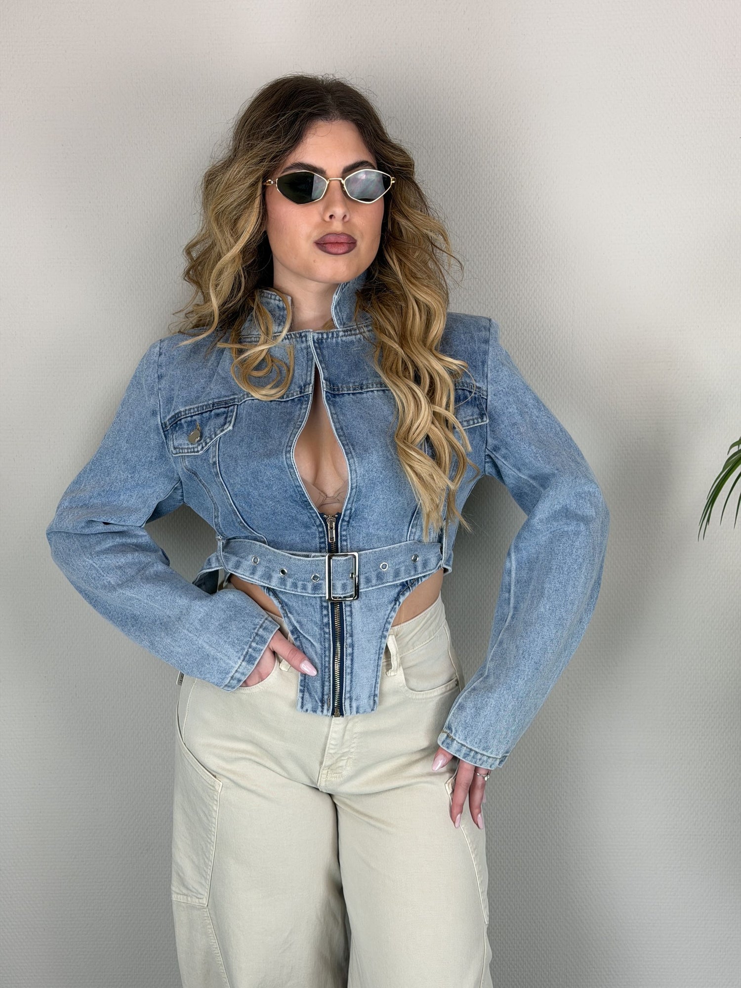 Giacca Krizia in denim