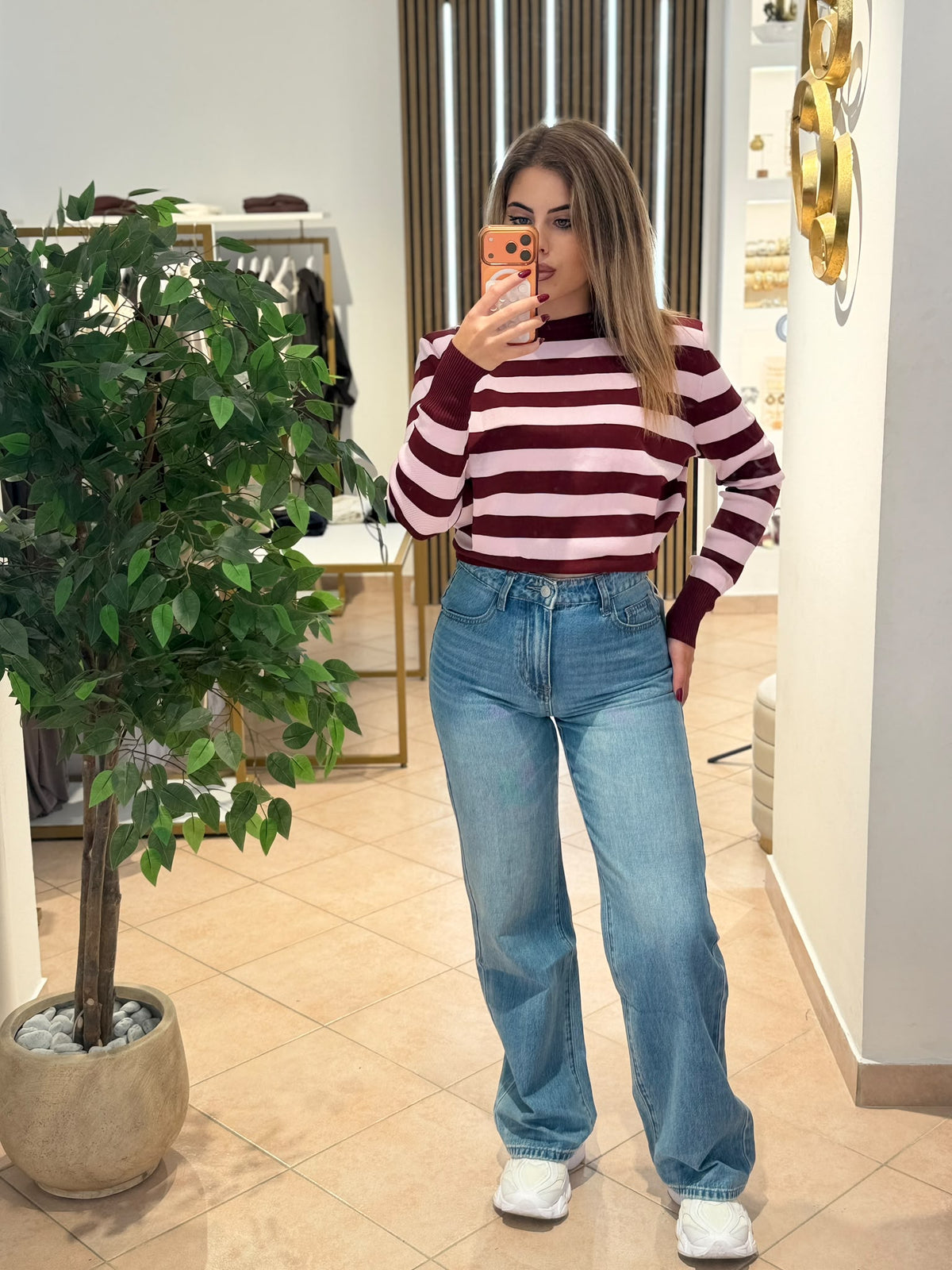 Jeans a palazzo Desy